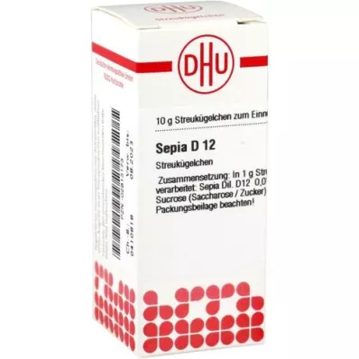 SEPIA D 12 globules, 10 g