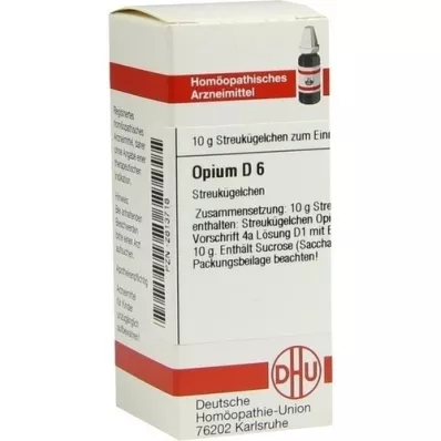 OPIUM D 6 globules, 10 g