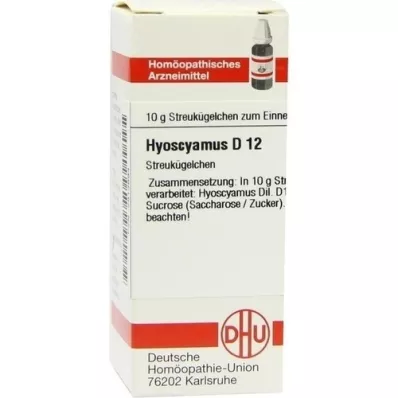 HYOSCYAMUS D 12 globules, 10 g