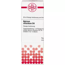 NATRIUM CHLORATUM D 4 dilution, 20 ml