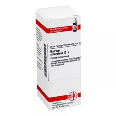 NATRIUM CHLORATUM D 6 Dilution, 20 ml