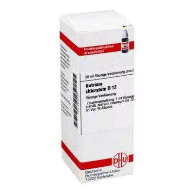 NATRIUM CHLORATUM D 12 Dilution, 20 ml