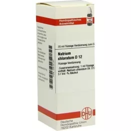 NATRIUM CHLORATUM D 12 Dilution, 20 ml