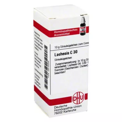 LACHESIS C 30 globules, 10 g LACHESIS C 30 globules, 10 g
