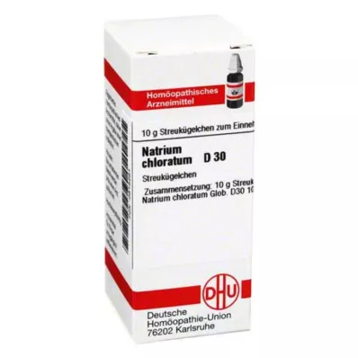 NATRIUM CHLORATUM D 30 globules, 10 g NATRIUM CHLORATUM D 30 globules, 10 g
