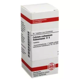 CALCIUM CARBONICUM Hahnemanni D 6 Tablets, 80 pcs