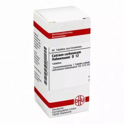 CALCIUM CARBONICUM Hahnemanni D 12 Tablets, 80 pcs