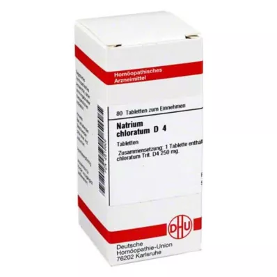 NATRIUM CHLORATUM D 4 tablets, 80 pc