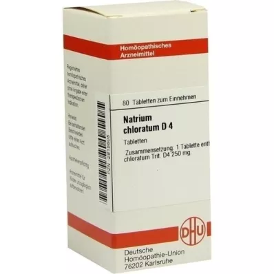 NATRIUM CHLORATUM D 4 tablets, 80 pc