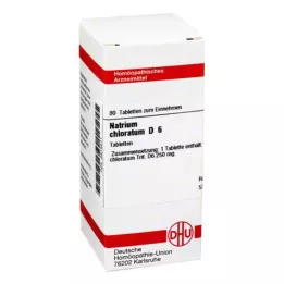 NATRIUM CHLORATUM D 6 tablets, 80 pc