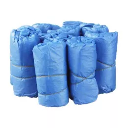 ÜBERSCHUHE Disposable plastic blue, 100 pcs