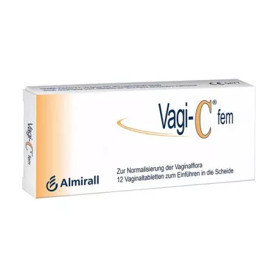 VAGI C Fem vaginal tablets, 12 pcs