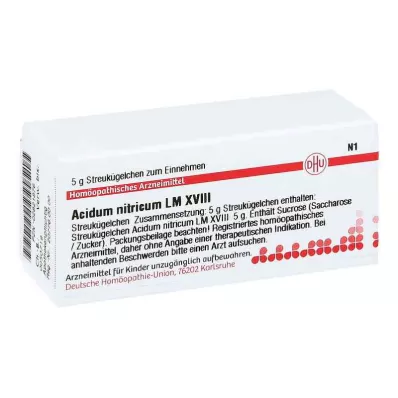ACIDUM NITRICUM LM XVIII Globules, 5 g