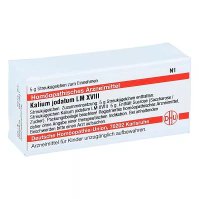 KALIUM JODATUM LM XVIII Globules, 5 g KALIUM JODATUM LM XVIII Globules, 5 g
