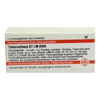 TUBERCULINUM GT LM XVIII Globules, 5 g TUBERCULINUM GT LM XVIII Globules, 5 g