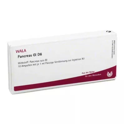 PANCREAS GL D 6 Ampoules, 10X1 ml PANCREAS GL D 6 Ampoules, 10X1 ml