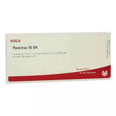 PANCREAS GL D 4 Ampoules, 10X1 ml PANCREAS GL D 4 Ampoules, 10X1 ml