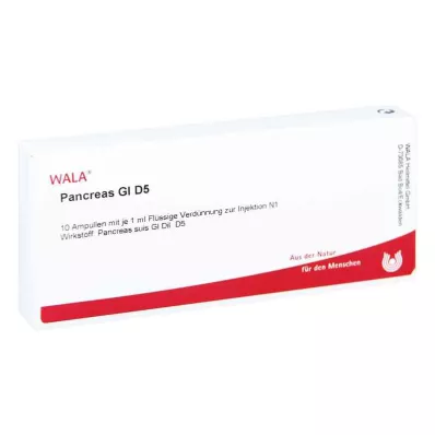 PANCREAS GL D 5 ampoules, 10X1 ml PANCREAS GL D 5 ampoules, 10X1 ml
