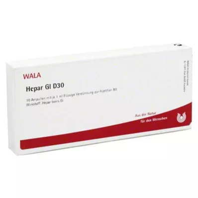 HEPAR GL D 30 Ampoules, 10X1 ml HEPAR GL D 30 Ampoules, 10X1 ml
