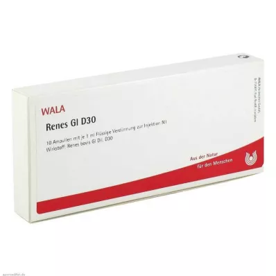 RENES GL D 30 Ampoules, 10X1 ml RENES GL D 30 Ampoules, 10X1 ml