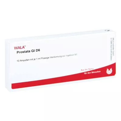 PROSTATA GL D 6 Ampoules, 10X1 ml PROSTATA GL D 6 Ampoules, 10X1 ml