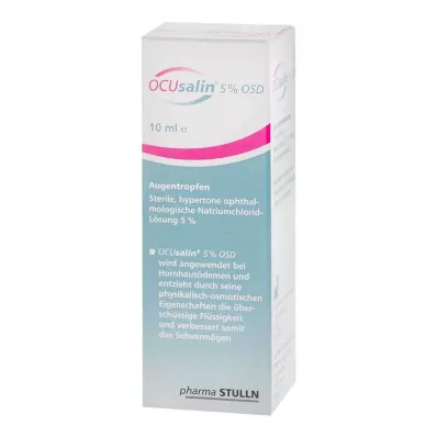 OCUSALIN 5% OSD Eye drops, 1X10 ml