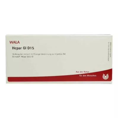 HEPAR GL D 15 Ampoules, 10X1 ml HEPAR GL D 15 Ampoules, 10X1 ml