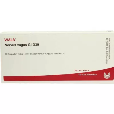 NERVUS VAGUS GL D 30 Ampoules, 10X1 ml NERVUS VAGUS GL D 30 Ampoules, 10X1 ml