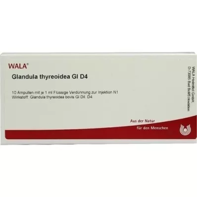 GLANDULA THYREOIDEA GL D 4 Ampoules, 10X1 ml