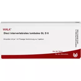 DISCI intervertebral lumbales GL D 6 ampoules, 10X1 ml