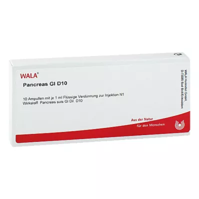 PANCREAS GL D 10 ampoules, 10X1 ml