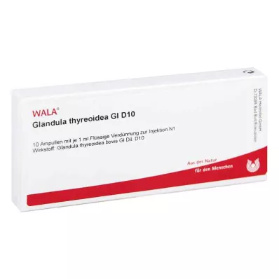 GLANDULA THYREOIDEA GL D 10 ampoules, 10X1 ml