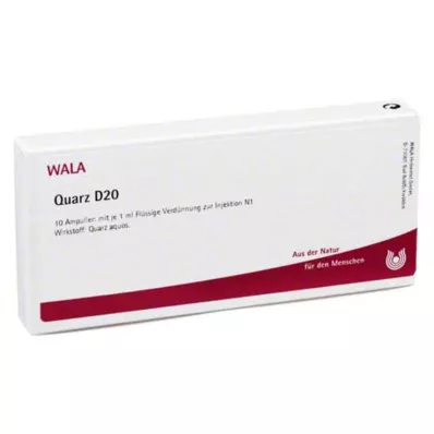 QUARZ D 20 Ampoules, 10X1 ml QUARZ D 20 Ampoules, 10X1 ml