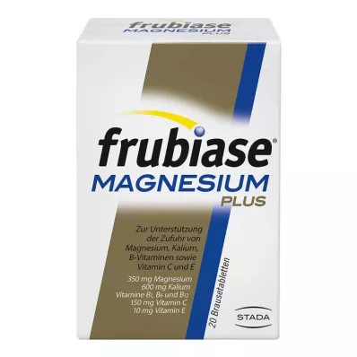 FRUBIASE MAGNESIUM Plus Effervescent Tablets, 20 pcs