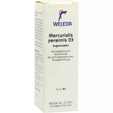 MERCURIALIS PERENNIS D 3 eye drops, 10 ml