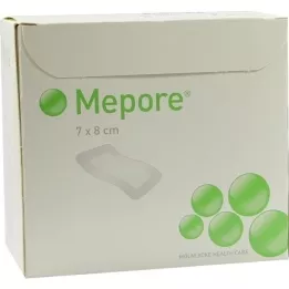 MEPORE Wound dressing sterile 7x8 cm, 55 pcs