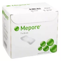 MEPORE Wound dressing sterile 7x8 cm, 55 pcs