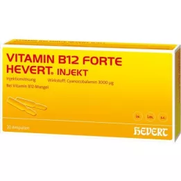 VITAMIN B12 HEVERT forte Inject Ampoules, 20X2 ml