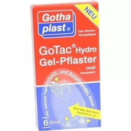 GOTAC Wound film with gel pad, 6 pcs