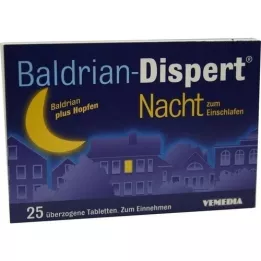 BALDRIAN DISPERT Night to fall asleep tablet, 25 pcs