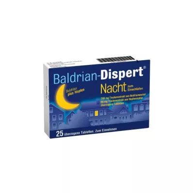 BALDRIAN DISPERT Night to fall asleep tablet, 25 pcs