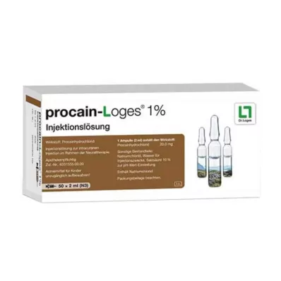 PROCAIN-Loges 1% Solution for Injection Ampoules, 50X2 ml