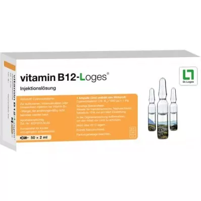 VITAMIN B12-LOGES Injection solution Ampoules, 50X2 ml