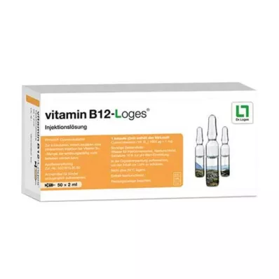 VITAMIN B12-LOGES Injection solution Ampoules, 50X2 ml VITAMIN B12-LOGES Injection solution Ampoules, 50X2 ml