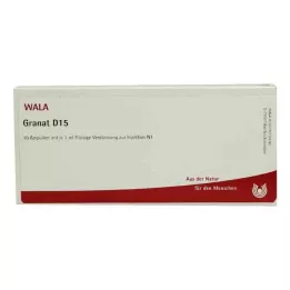 GRANAT D 15 Ampoules, 10X1 ml