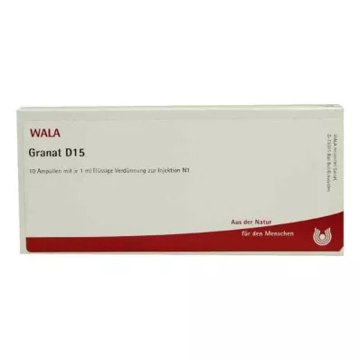 GRANAT D 15 Ampoules, 10X1 ml