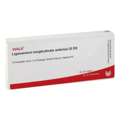 LIGAMENTUM LONGITUDINALE anterius GL D 8 ampoules, 10X1 ml