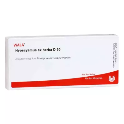 HYOSCYAMUS EX Herba D 30 Ampoules, 10X1 ml