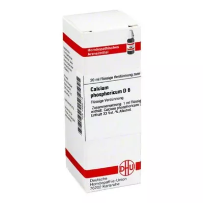 CALCIUM PHOSPHORICUM D 6 Dilution, 20 ml