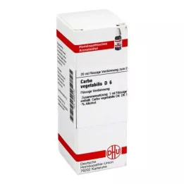CARBO VEGETABILIS D 6 Dilution, 20 ml